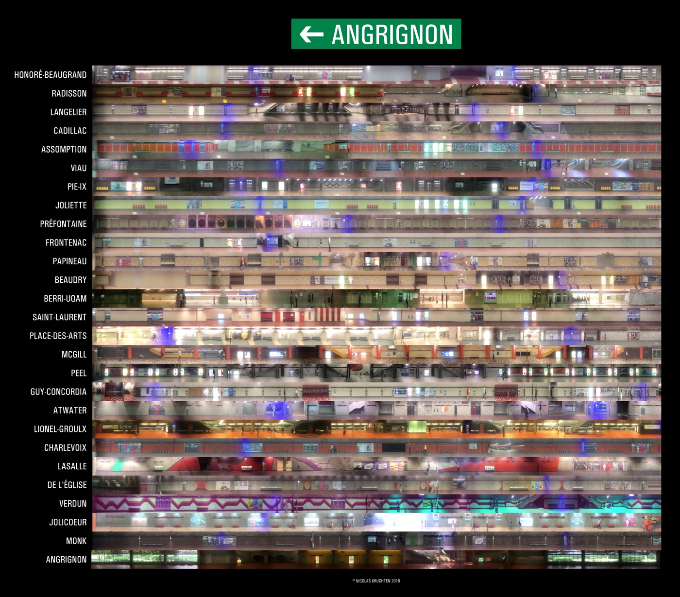 Direction Angrignon: a different kind of subway map