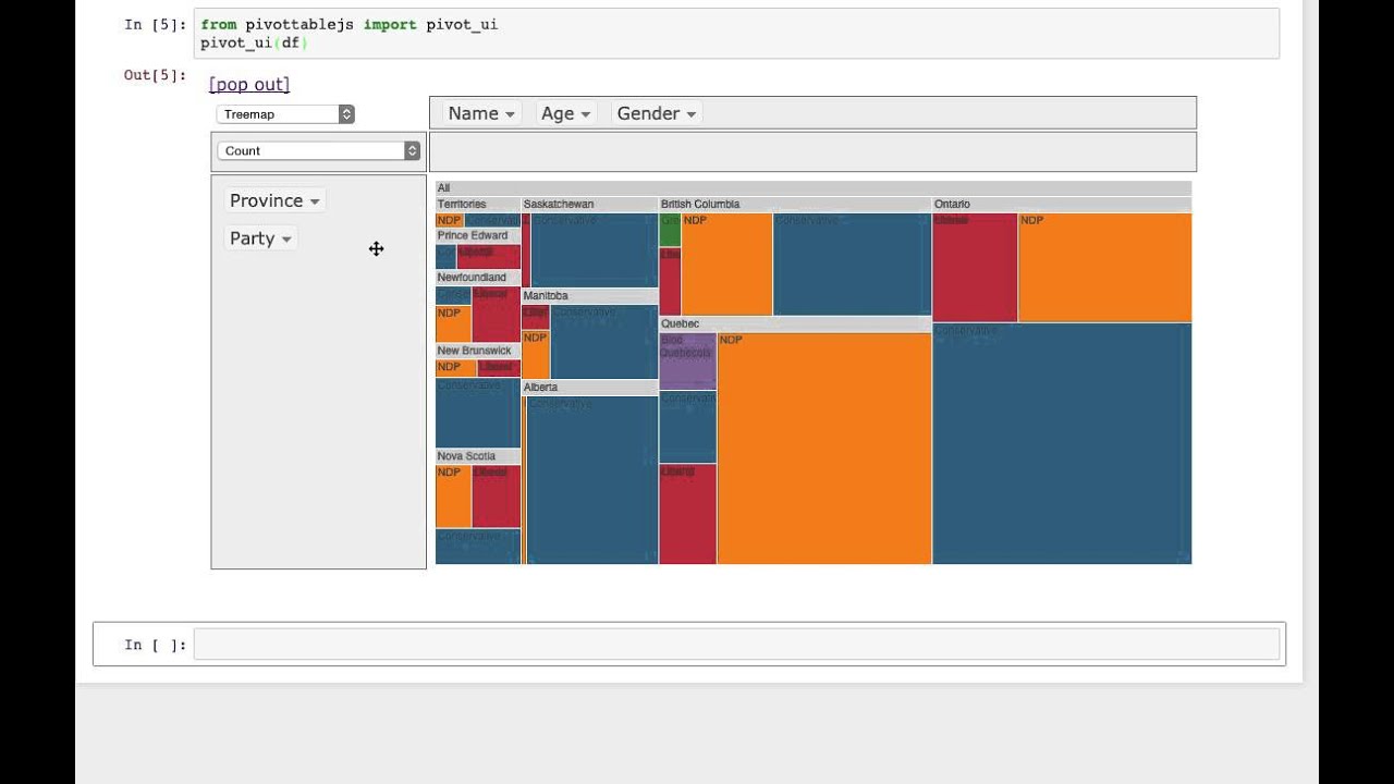 Drag'n'Drop Pivot Tables and Charts, in Jupyter/IPython Notebook