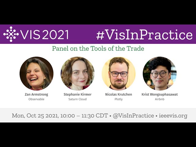 IEEE VIS 2021: VisInPractice Panel on Tools of the Trade