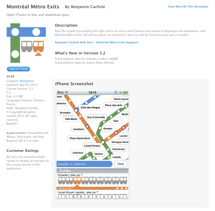 Montréal Métro Exits